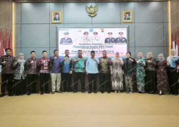 Bupati Anwar Sadat Gelar Penyambutan Dandim 0419/Tanjab dan Pisah Sambut Kapolres Tanjab Barat