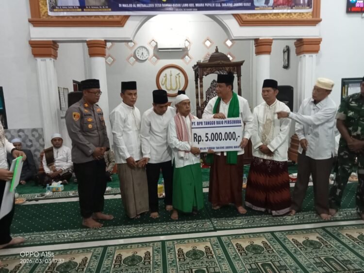 Gelar Safari Ramadan di Masjid Al Muta’alimin  Pemkab Tanjab Barat Imbau sinergitas Kebersamaan