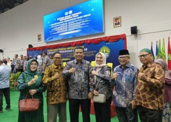 Wabup Katamso Hadiri Pengukuhan Profesor  di Universitas Riau