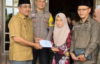 Bupati Salurkan Bantuan Kebakaran di Desa Teluk Nilau
