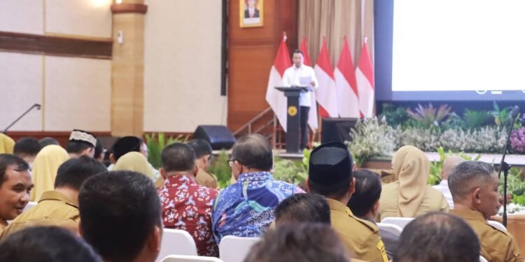 Wujudkan Swasembada Pangan, Wabup Katamso Hadiri Rakor Mitigasi Kekeringan