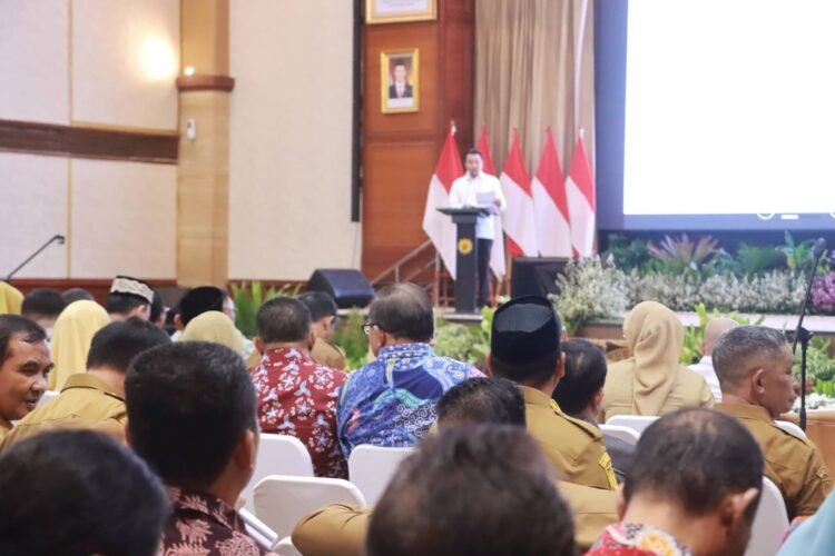 Wujudkan Swasembada Pangan, Wabup Katamso Hadiri Rakor Mitigasi Kekeringan