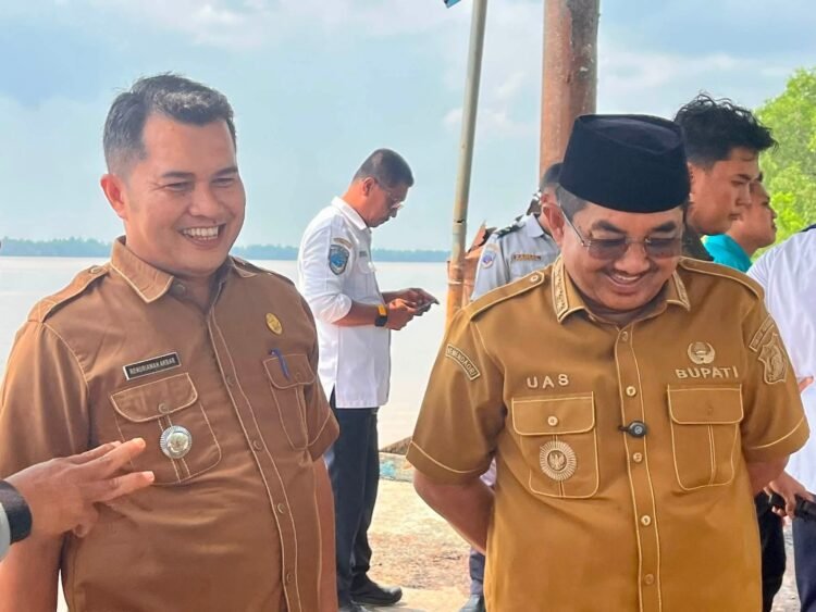 BUPATI ANWAR SADAT TINJAU DERMAGA RUSAK, PASTIKAN KESELAMATAN WARGA  TERJAMIN