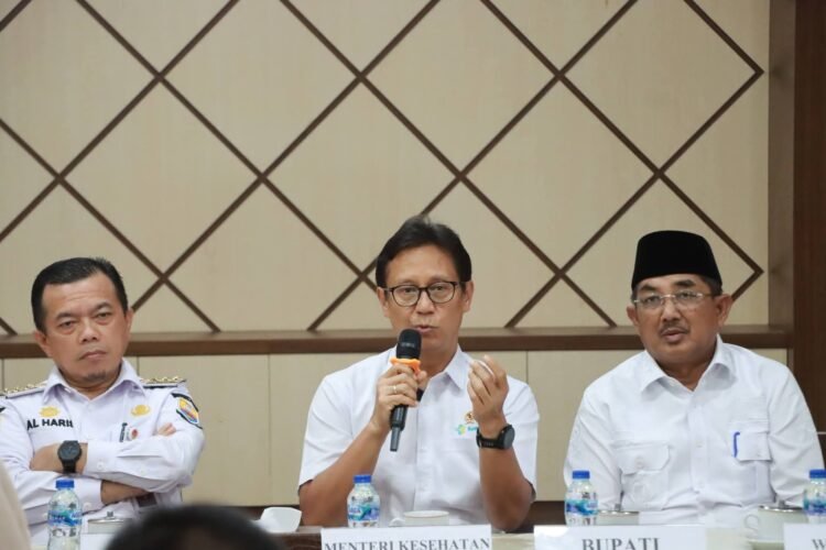 Bupati Anwar Sadat Sambut dan Apresiasi Kunjungan Menteri Kesehatan dan Gubernur Jambi ke RSUD KH Daud Arif